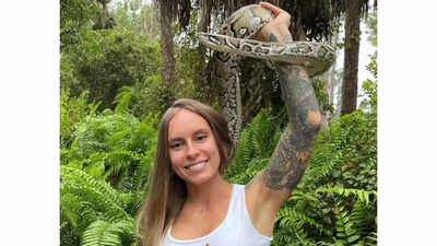 Record-breaking python hunt: Florida woman wins grand prize for removing massive number of pythons | World News