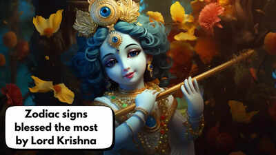 Zodiac signs blessed the most by Lord Krishna