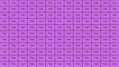 Optical Illusion: Test your eagle eyes! Only the sharpest will spot the odd word “last” in 7 seconds |