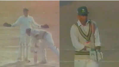 Typical 90s cricket in Pakistan: When Basit Ali tried to outsmart everyone after being bowled – Watch | Cricket News