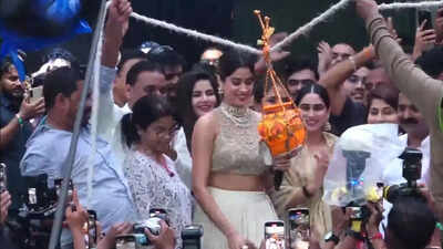 Janhvi Kapoor responds to trolling over saying ‘Bharat Mata ki Jai’ at Dahi Handi event: ‘Unke bolne ke baad nahi bolti toh problem’ | Hindi Movie News
