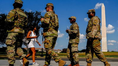 ‘Consistent with their mission’: Official says National Guard patrolling in Washington DC ‘may be armed’; residents voice concern