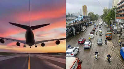Mumbai rain mayhem: 9 flights abort landing, perform sudden ‘go-around’, 1 diverted; city waterlogged, traffic snarls, local trains delayed | Mumbai News