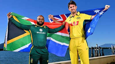 Shah Rukh Khan and Cricket! Temba Bavuma and Mitchell Marsh strike iconic SRK pose – See pictures | Cricket News