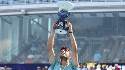 Carlos Alcaraz wins Cincinnati Open as Jannik Sinner retires | Tennis News