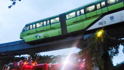 ‘Train overcrowded’: Monorail breaks down, stuck between 2 stations; at least 200 passengers inside | India News