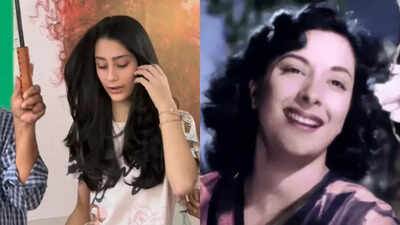 Sanjay and Maanyata Dutt’s daughter Iqra Dutt wins hearts in viral video, netizens says,’Nargis ji is back’ | Hindi Movie News