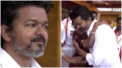 Thalapathy Vijay almost breaks down in front of his parents as fans shower immense love at Madurai event: WATCH | Tamil Movie News