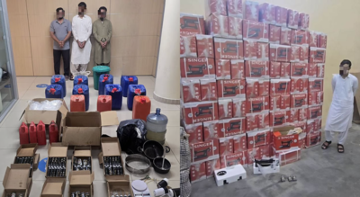 UAE: 377kg of crystal meth found hidden in oil cans, three asian nationals arrested in Abu Dhabi | World News