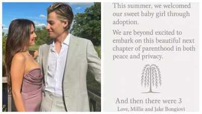 Millie Bobby Brown and Jake Bongiovi welcome first child; when actress revealed WHY she wanted to be a mom at 21 |