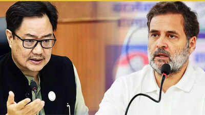 ‘Spoiled brat’: Rijiju’s veiled attack at Rahul over ‘vote chori’ charge; shares CSDS apology | India News