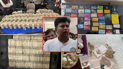Illegal betting case: Karnataka Congress MLA KC Veerendra arrested after ED recovers massive hoard of cash; gold worth Rs 6 crore seized | India News