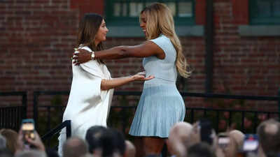 Tennis legends unite! Serena Williams surprises crowd to introduce Maria Sharapova at Hall of Fame – Watch | Tennis News