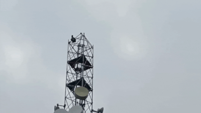 Watch: Bhadohi man recreates Sholay-inspired water tanker stunt; arrested after falling for fake online girlfriend | India News