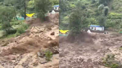 Doda hit by heavy rains: Landslides, mudslides, shooting stones disrupt connectivity; several link roads & Jammu-Srinagar highway closed | Jammu News
