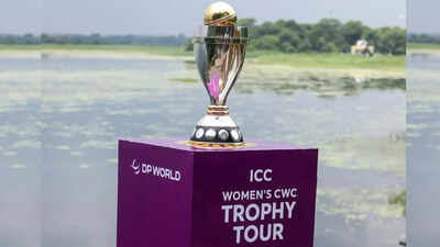 ICC Women’s World Cup trophy reaches Indore | Cricket News