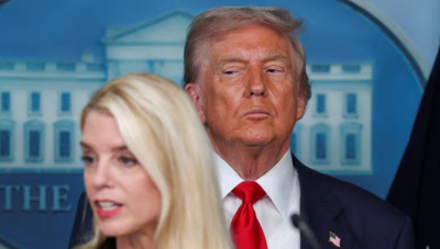 ‘I’d never say she’s beautiful, because … ‘: Trump flirts awkwardly with attorney general Pam Bondi; rambles 3hr 16min in chaotic cabinet meeting