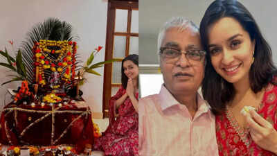 Ganesh Chaturthi 2025: A look back at Shraddha Kapoor’s endearing family celebrations – See Pics |