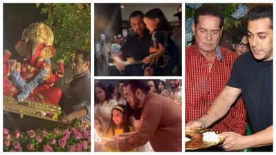 Salman Khan’s Ganpati celebrations over the years: From performing aarti to dancing at visarjan |