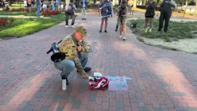‘It was my right as a citizen’: Flag-burning veteran challenges Trump order; says ‘will go to jail’