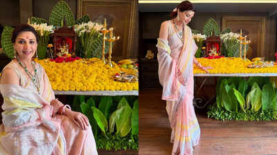 Sonali Bendre’s Ganesh Chaturthi look explains why she’s Bollywood’s unbeatable saree queen |