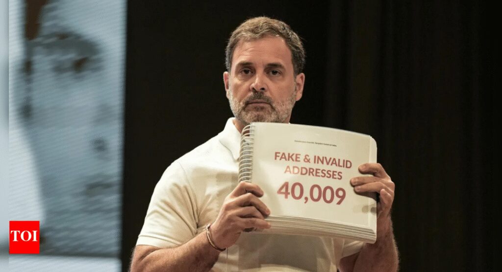 Vote ‘chori’ row: EC repeats ‘sign declaration or apologise’ dare; adds ‘Rahul still has time’ | India News