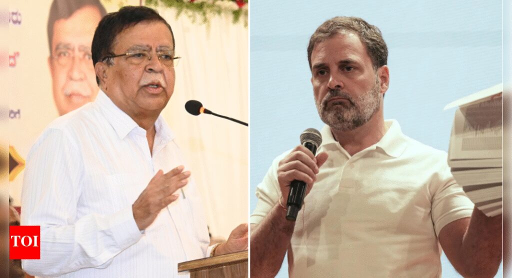 Rajanna’s rapid U-turn: Sacked Karnataka minister now backs Rahul Gandhi’s ‘vote-theft’ claim’; to ‘clear misconceptions’ with high command | India News