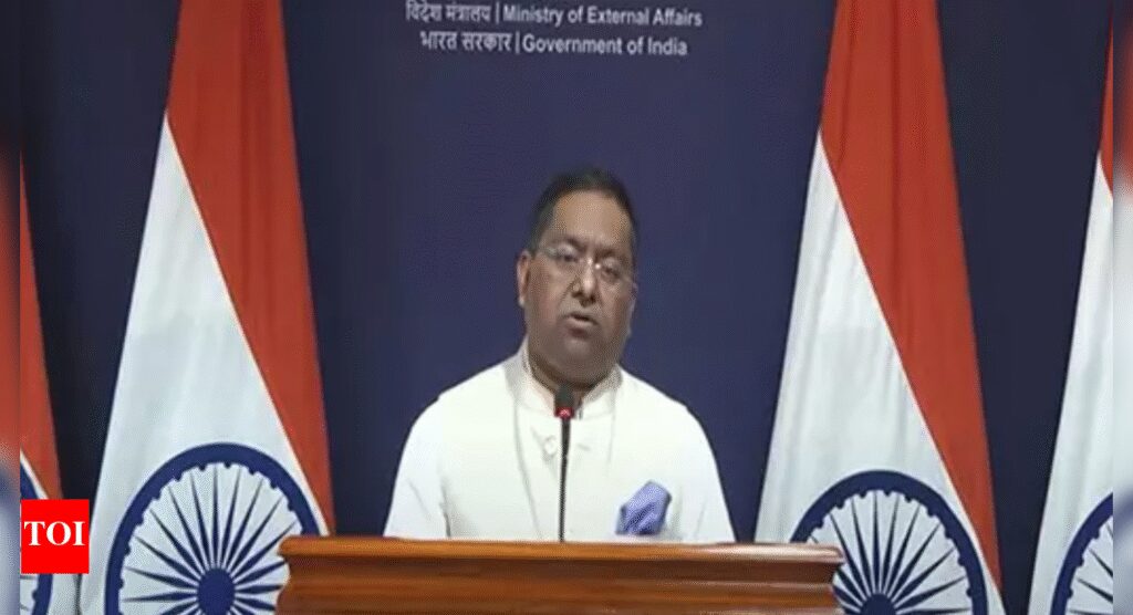 Israel-Gaza war: India reaffirms call for ceasefire, two-state solution; urges uninterrupted aid supply | India News