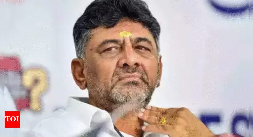 DK Shivakumar: ‘Tried to pull BJP’s leg’ DK Shivakumar ‘apologises’ after RSS anthem row; says ‘Gandhi family cannot be questioned by anyone’ | Bengaluru News