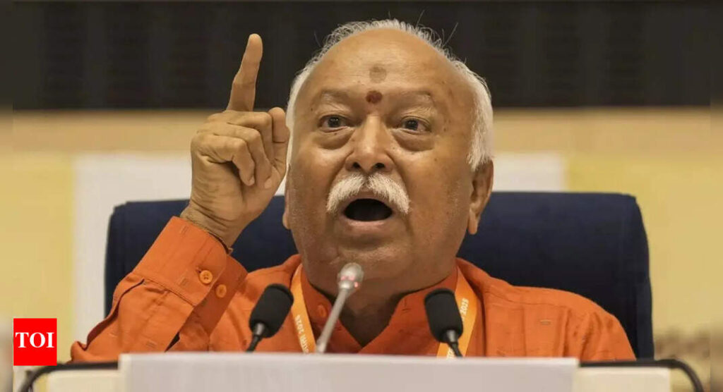 ‘We will support’: How govt should respond to Trump’s pressure? RSS chief answers | India News