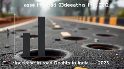 Potholes claimed 2161 lives in 2023, wrong side driving, 9432 | India News