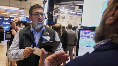 US stocks today: Wall Street slips from record highs as inflation steadies; traders eye September Fed rate cut