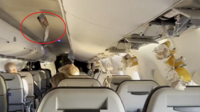 Midair horror: United Express jet drops thousands of feet in a minute, passengers bloodied | Watch