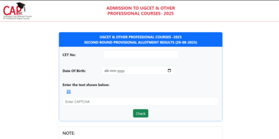 KCET 2025 round 2 provisional seat allotment results released at keaonline.karnataka.gov.in: Direct link to download here