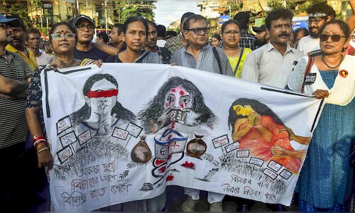 One year since RG Kar rape and murder case: Two BJP MLAs booked, victim’s mother alleges assault during protest