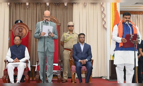 Chhattisgarh cabinet expanded; 3 first-term MLAs take oath, strength rises to 14