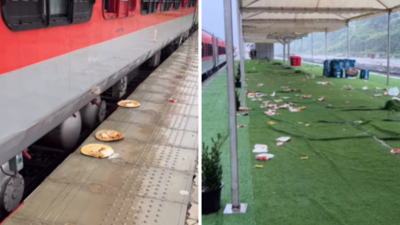 ‘Zero civic sense’: New Mizoram railway station littered just 24 hours after inauguration – Video | India News