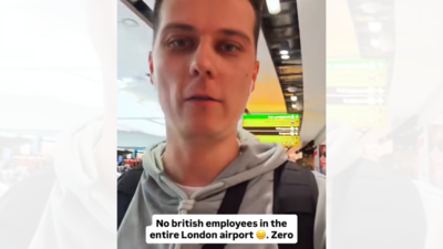 ‘I don’t see any British people’: US traveller’s Heathrow video goes viral; questions why ‘every worker’ is Indian