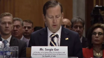 ‘India is strategic partner’: Trump’s envoy pick Sergio Gor hails New Delhi; cites Russian oil cuts as top concern