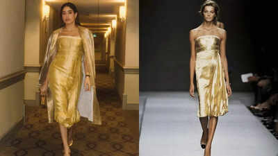 Janhvi Kapoor brings Prada’s iconic saree-inspired couture back to life at Toronto