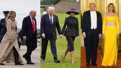 Classic trench coat to vibrant gown: Melania Trump sets fashion goals during her recent UK visit |