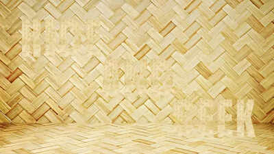 Optical illusion: Can you beat the clock? Find the concealed words in a plain bamboo wall in 7 seconds! |