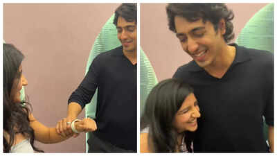 ‘Had my ‘We love you, Krish Kapoor’ moment’: Ahaan Panday recreates romantic Saiyaara scene with a female fan – WATCH |