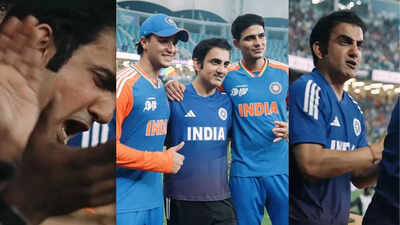 Gautam Gambhir bangs table, erupts as India win Asia Cup title – watch inside video | Cricket News