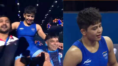 World Wrestling C’ships: Antim Panghal salvages commanding bronze after semi-final heartbreak | More sports News