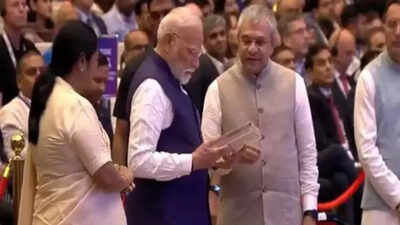 Semicon India 2025: PM Modi receives first made-in-India chip; industry leaders hail nation’s role in global ecosystem