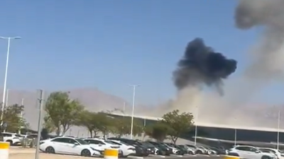 Houthi drone hits airport in southern Israel: Airspace shutdown; one injured – video
