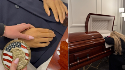 ‘Weeping widow’: Charlie Kirk wife’s last moments with slain husband’s body – shares pics