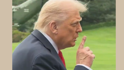 ‘Quiet!’: Donald Trump snaps at Australian reporter over wealth question; tense exchange caught on camera