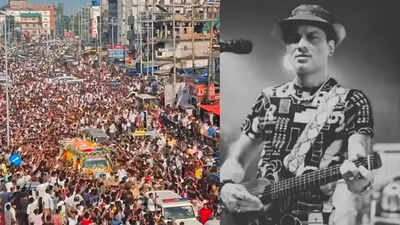 Zubeen Garg’s final journey: Thousands bid farewell to Assam’s music icon; watch video | Guwahati News